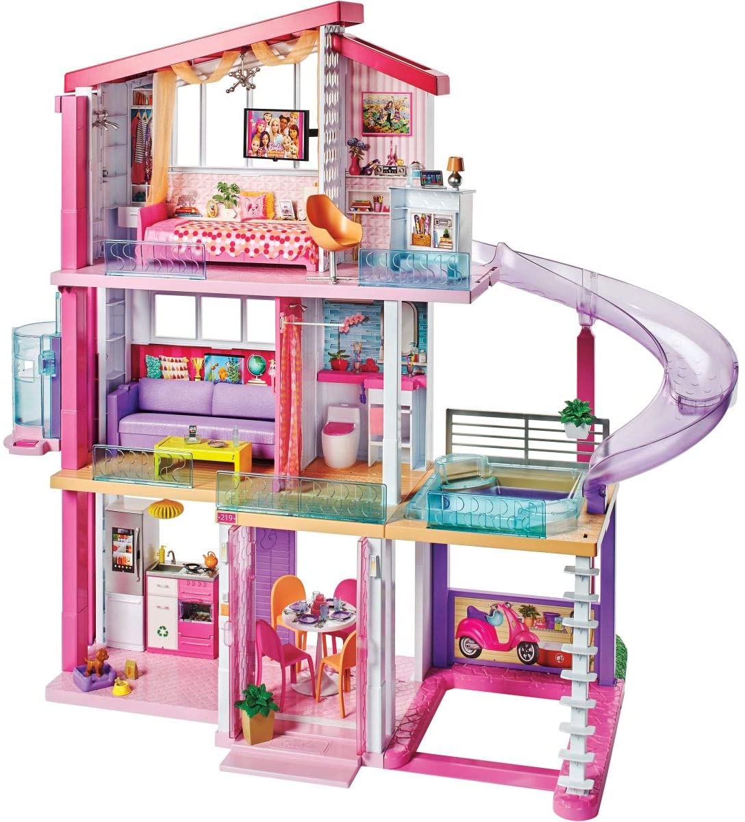 barbie doll house with 2 bedrooms