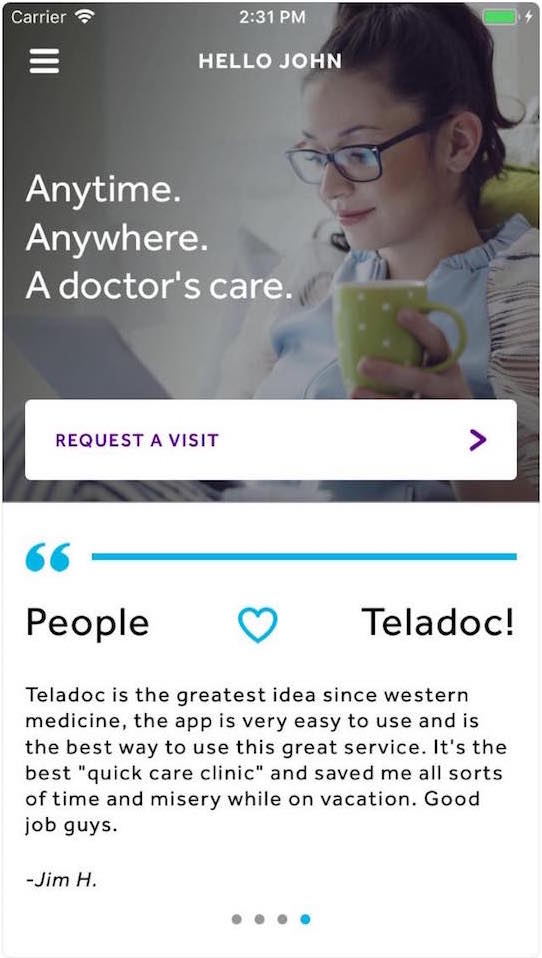 Medical Android and iPhone Apps Teladoc